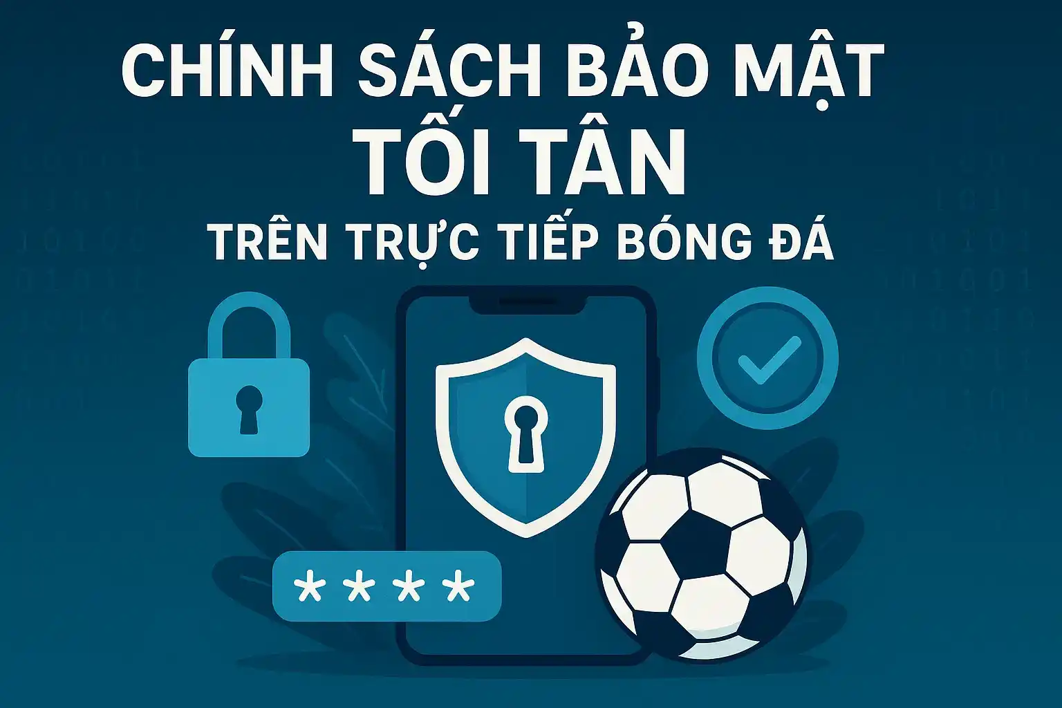 Chính sách bảo mật tối tân trên trực tiếp bóng đá