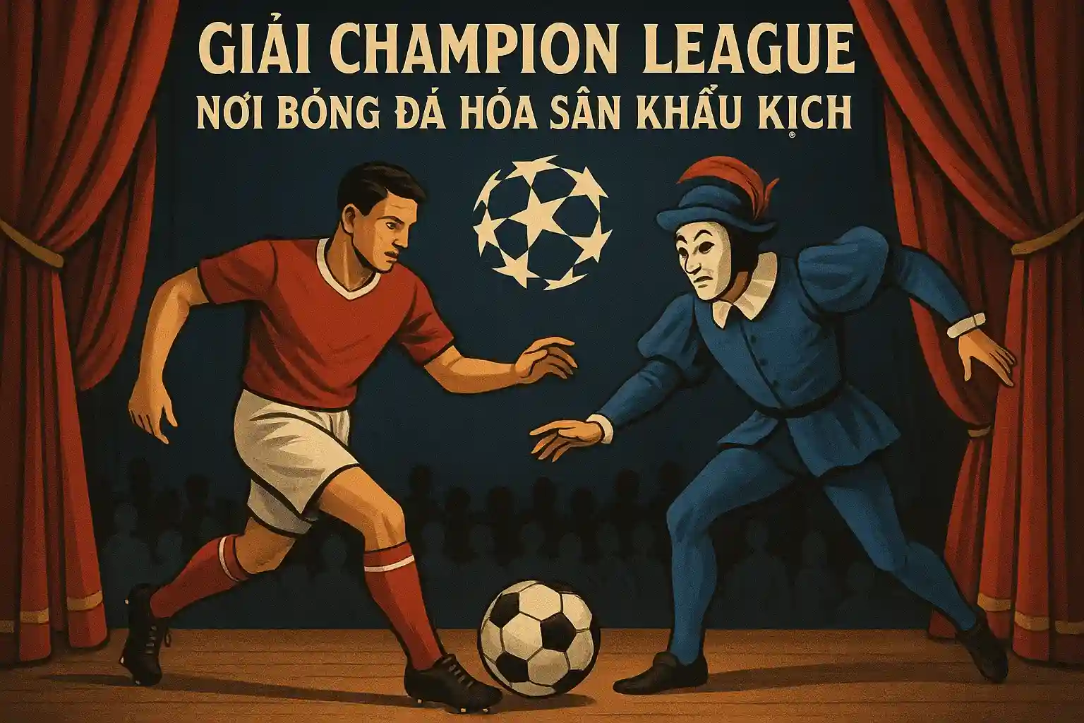 Giải Champion League: Nơi bóng đá hóa sân khấu kịch