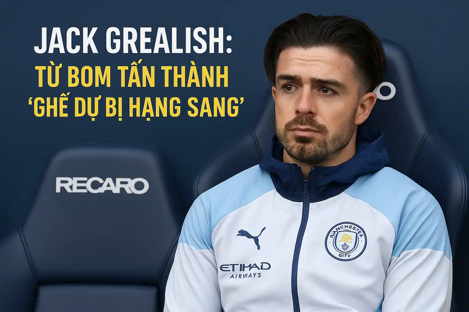 Jack Grealish: Từ bom tấn thành “ghế dự bị hạng sang”