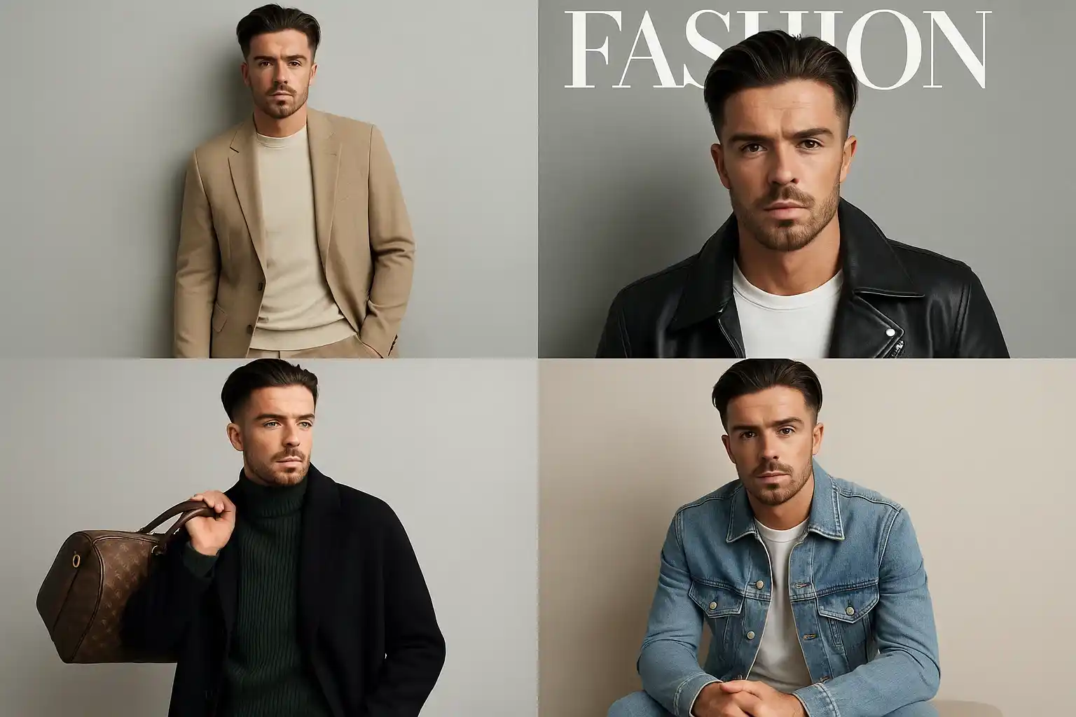 Jack Grealish xuất hiện dày đặc trong các chiến dịch quảng bá thời trang