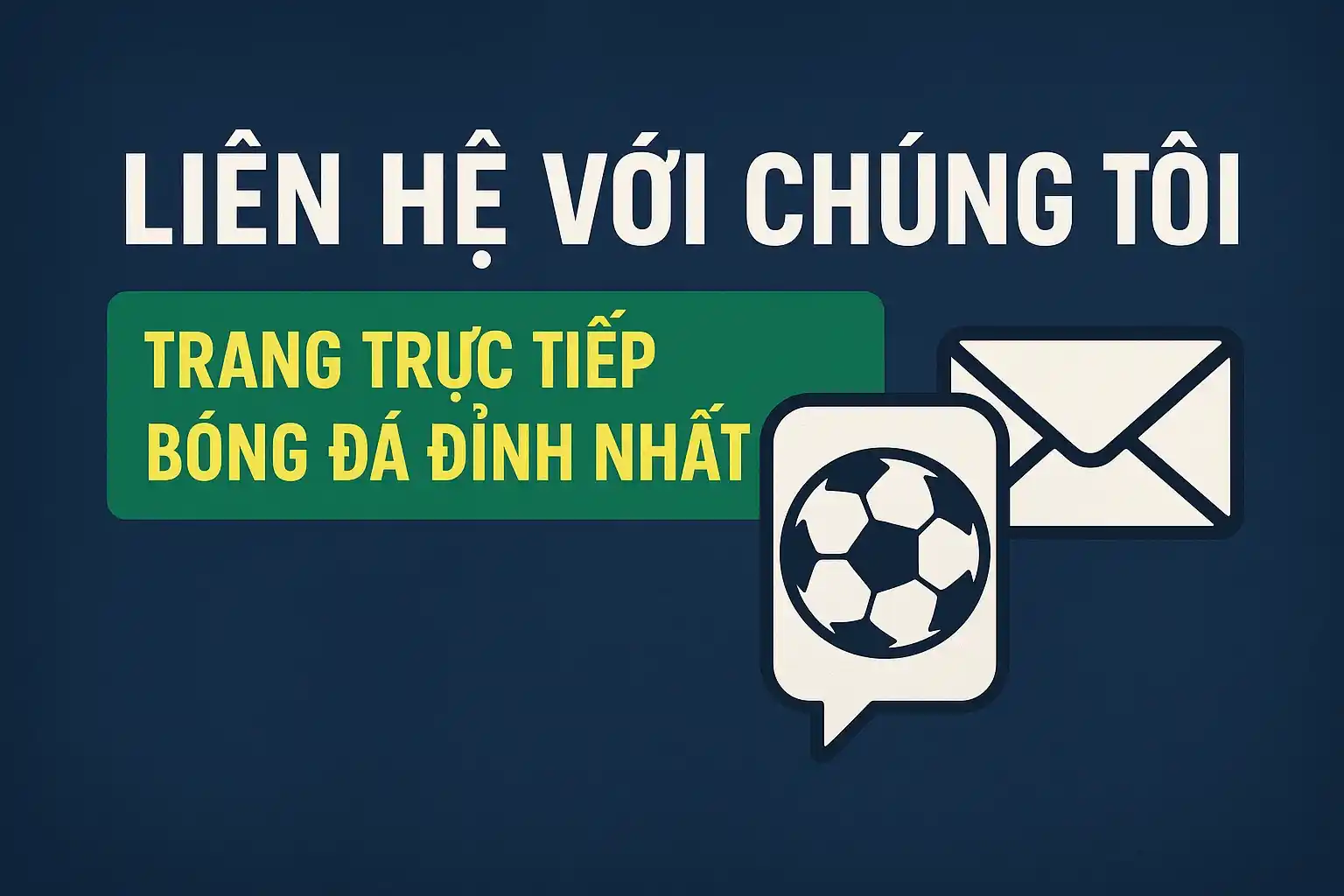 Liên hệ với chúng tôi - Trang trực tiếp bóng đá đỉnh nhất