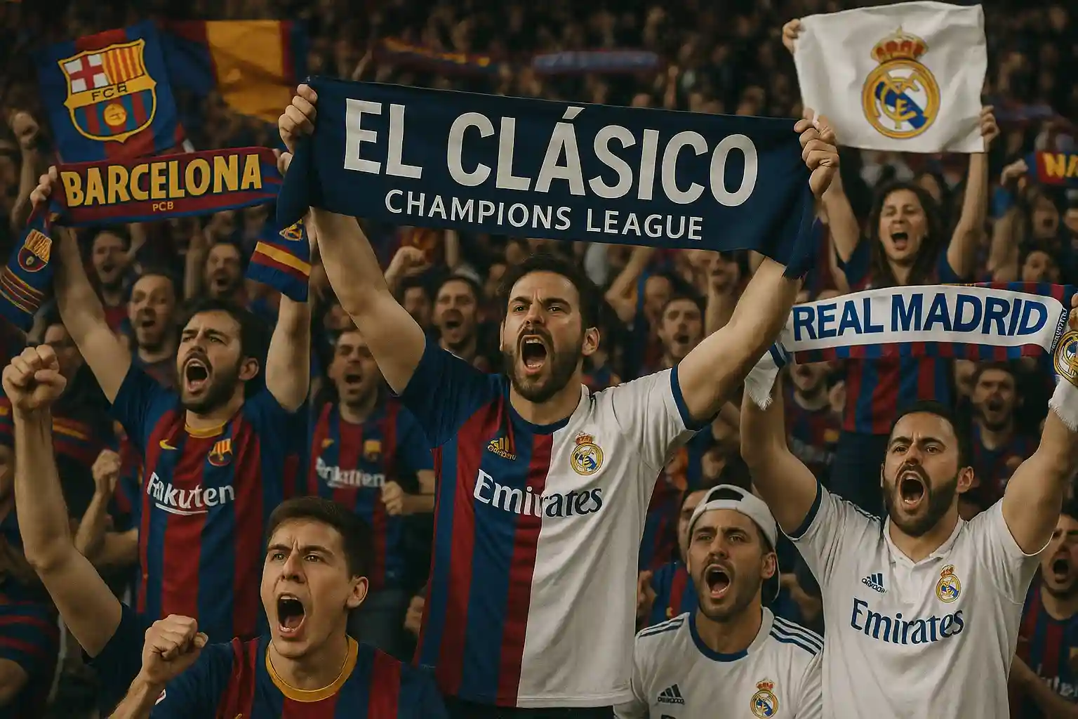 Người hâm mộ phát cuồng vì trận El Clasico tại Giải Champion League