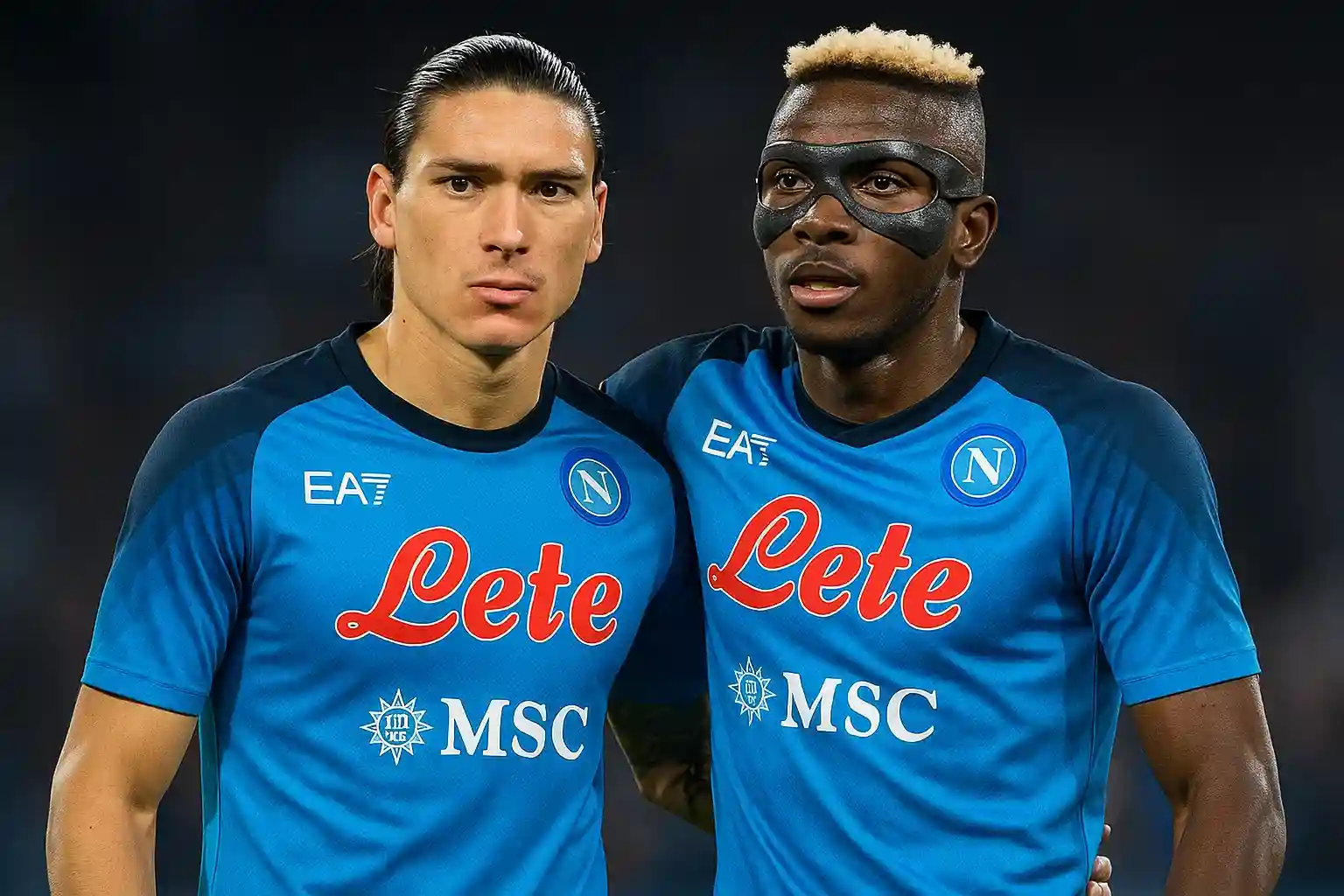 Nunez và Osimhen - cặp tiền đạo cực mạnh cho Napoli