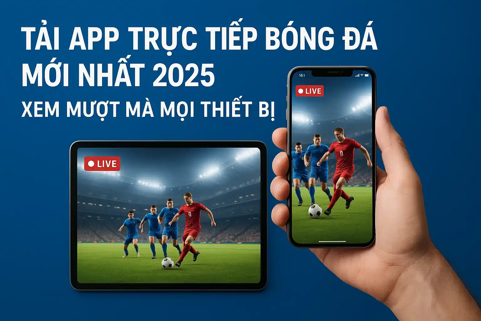 Tải App trực tiếp bóng đá mới nhất 2025, xem mượt mà mọi thiết bị