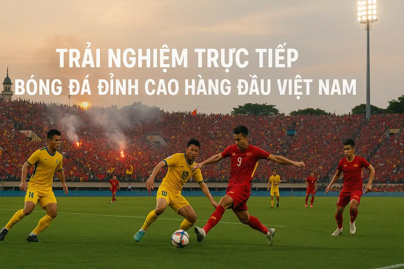 Trải nghiệm trực tiếp bóng đá đỉnh cao hàng đầu việt nam