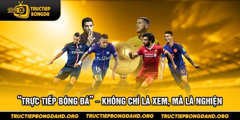 “Trực tiếp bóng đá” – Không chỉ là xem, mà là nghiện